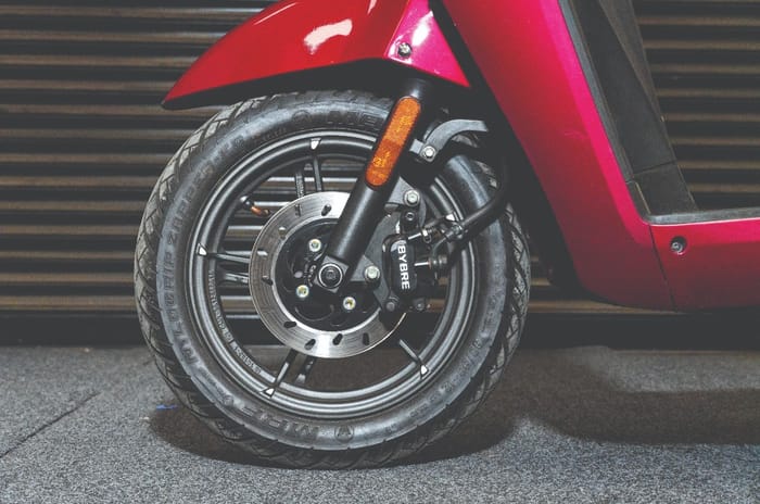 Hero Destini 125 front brake and wheel